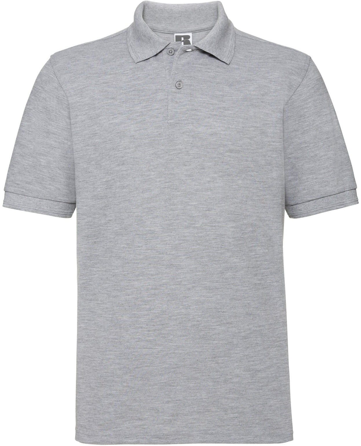 Russell Hardwearing Polycotton Polo Mens - Light Oxford