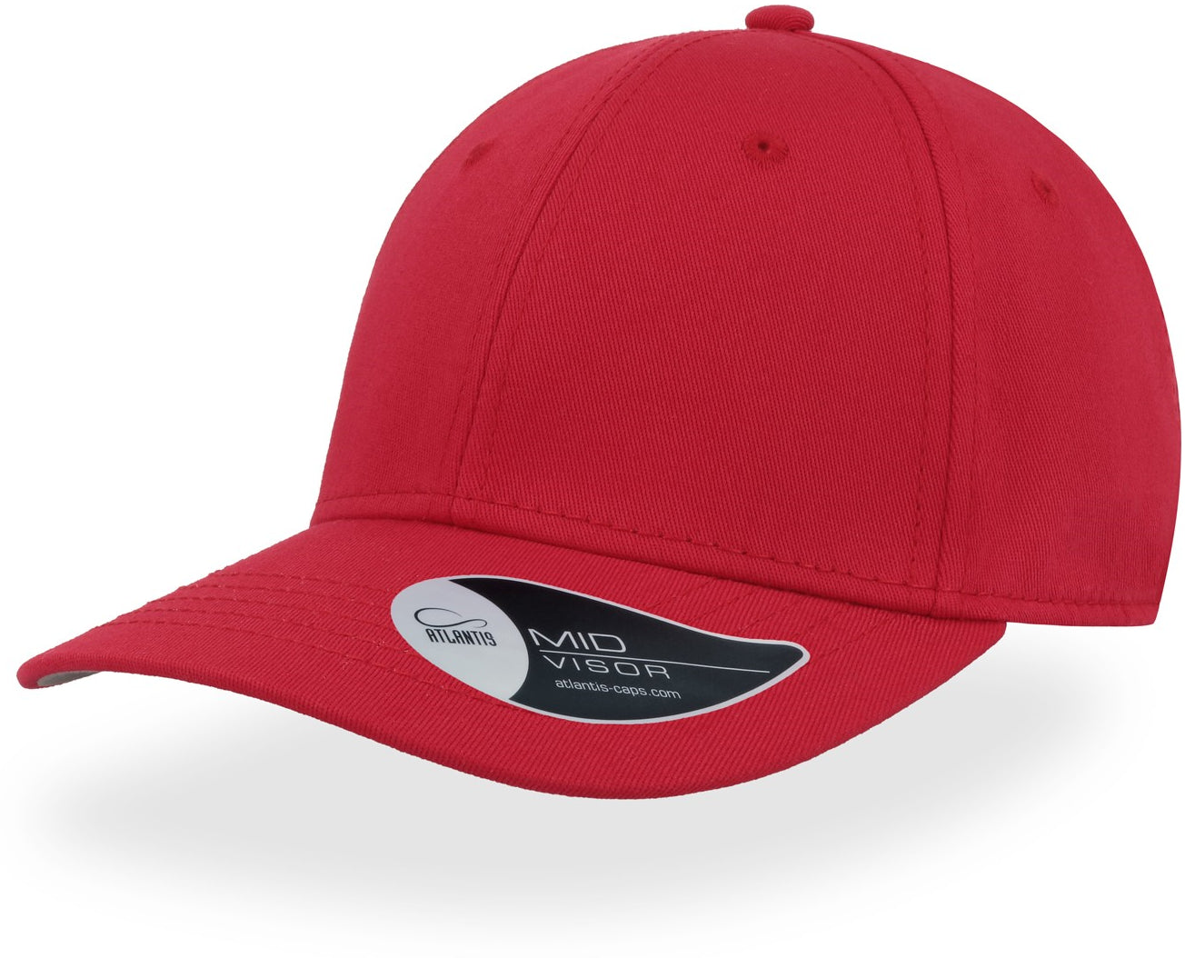 Atlantis Pitcher Flexible Fit 6 Panel Cap - Red