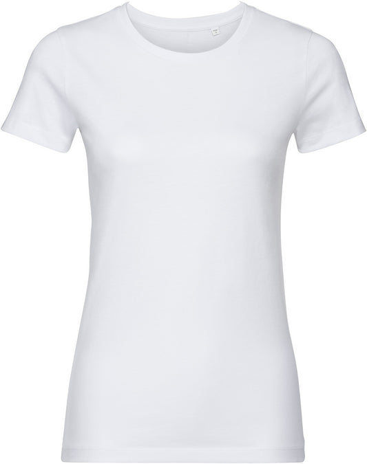 Russell Pure Organic T Ladies - White