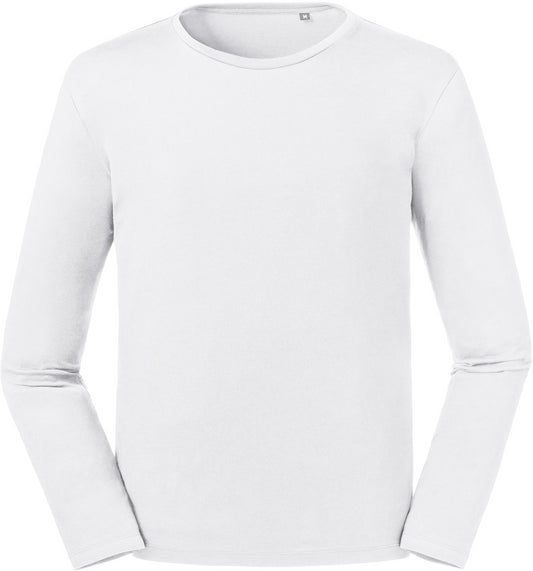 Russell Pure Organic L/S T - White