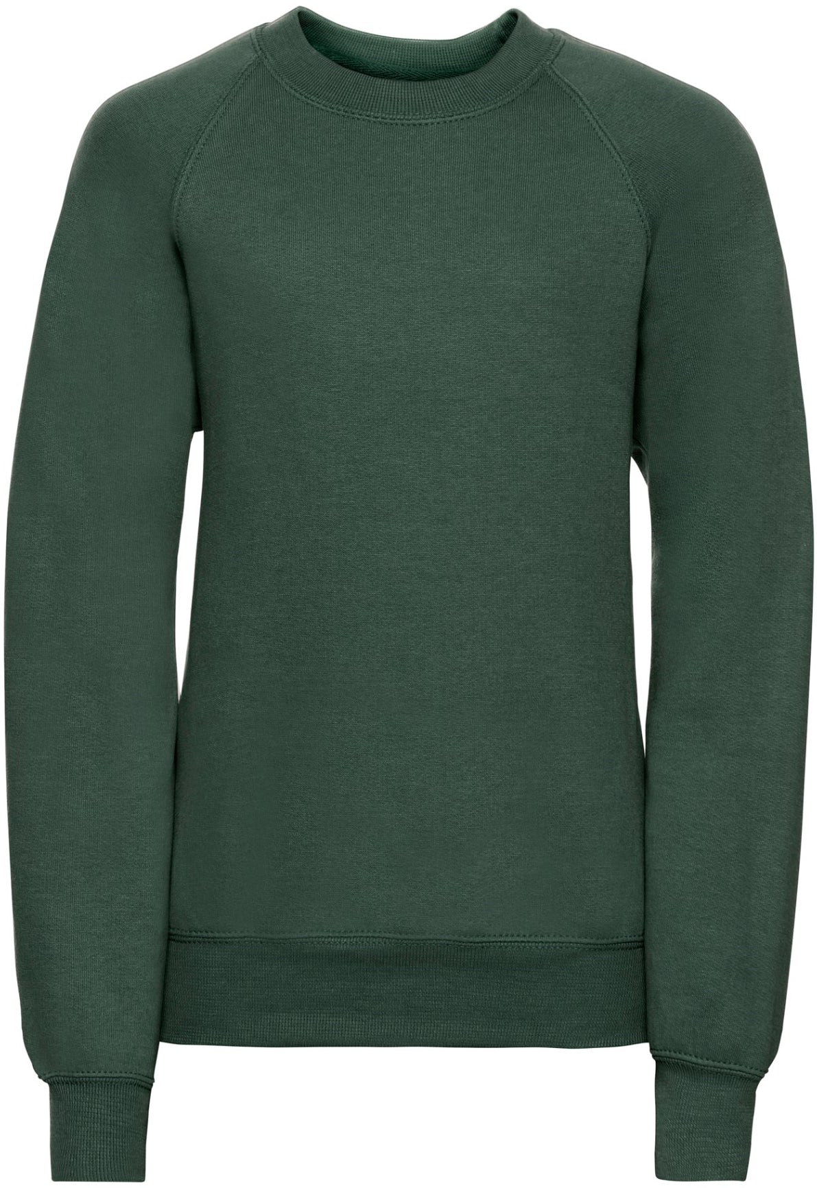 Russell Classic Youth Raglan Sweat - Bottle Green