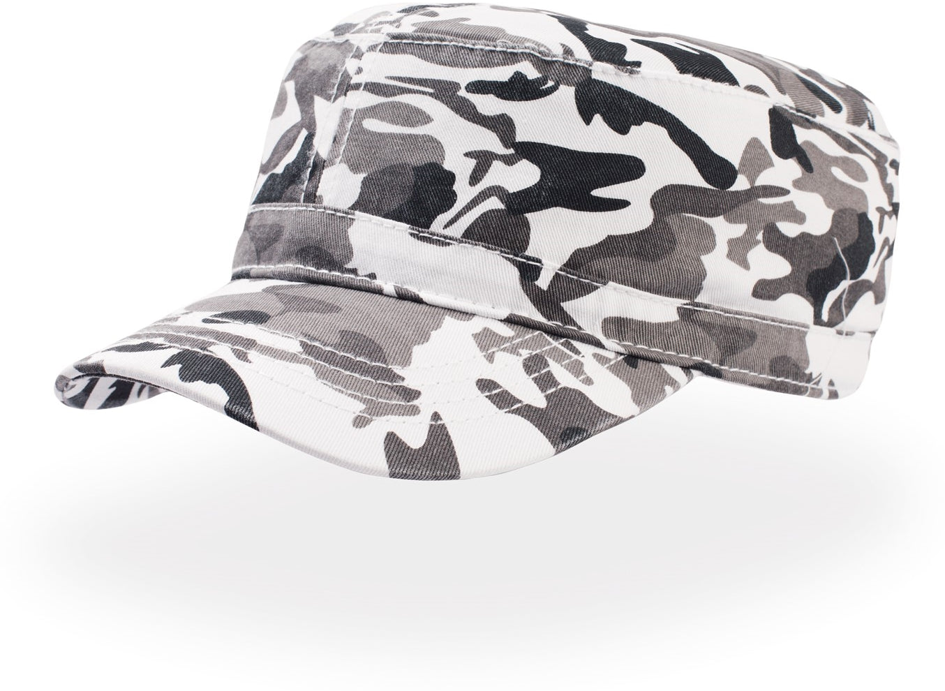 Atlantis Uniform Military Cap Chino Cotton - Camo White