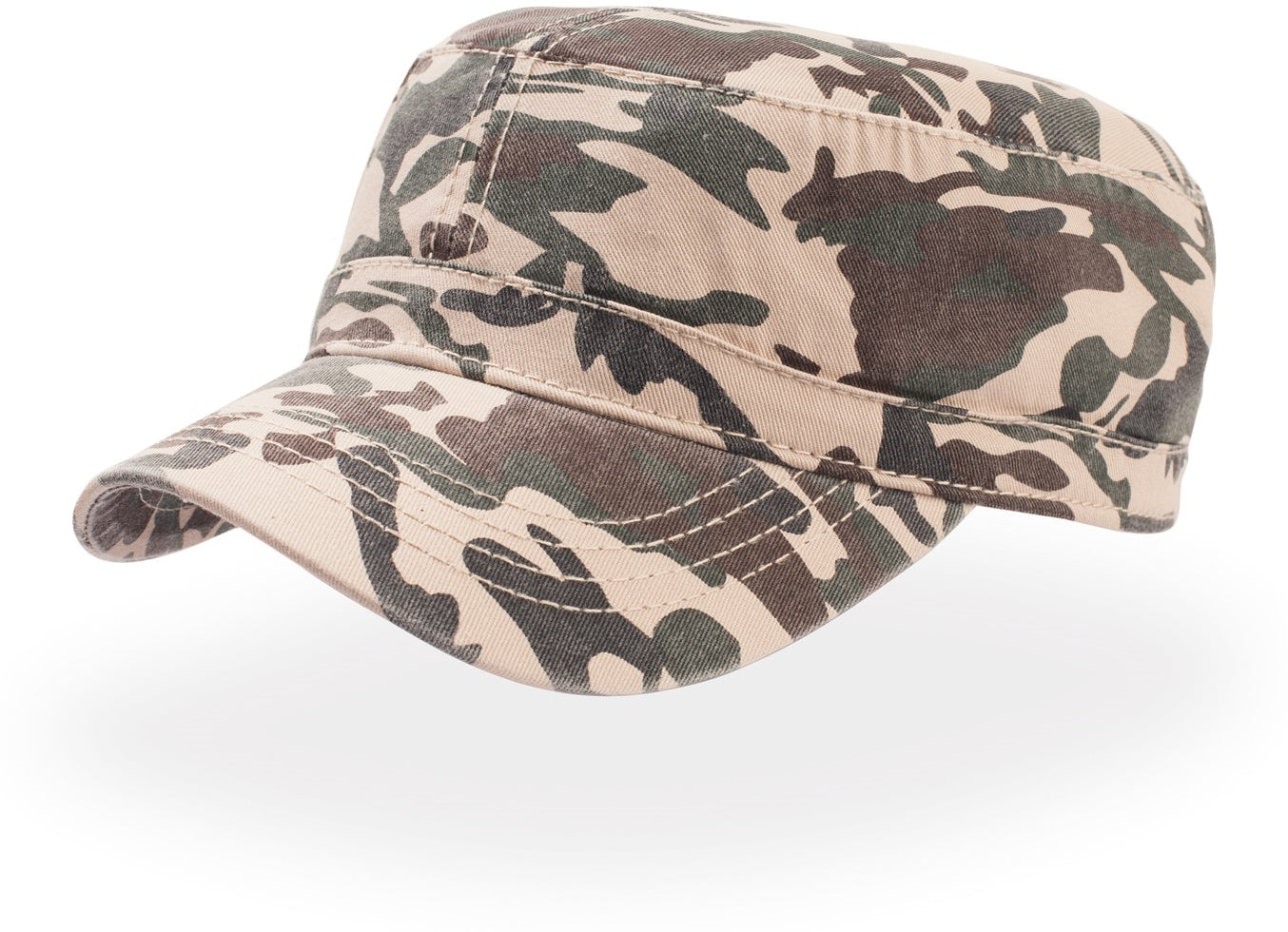Atlantis Uniform Military Cap Chino Cotton - Camo Khaki