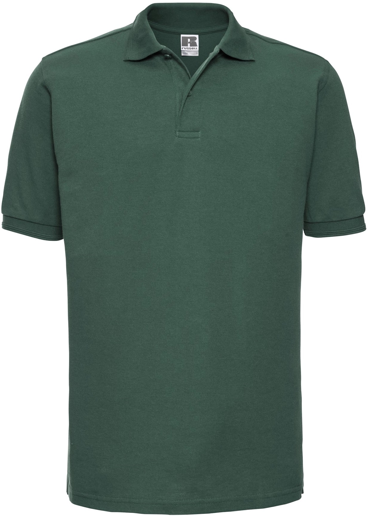 Russell Hardwearing Polycotton Polo Mens - Bottle Green