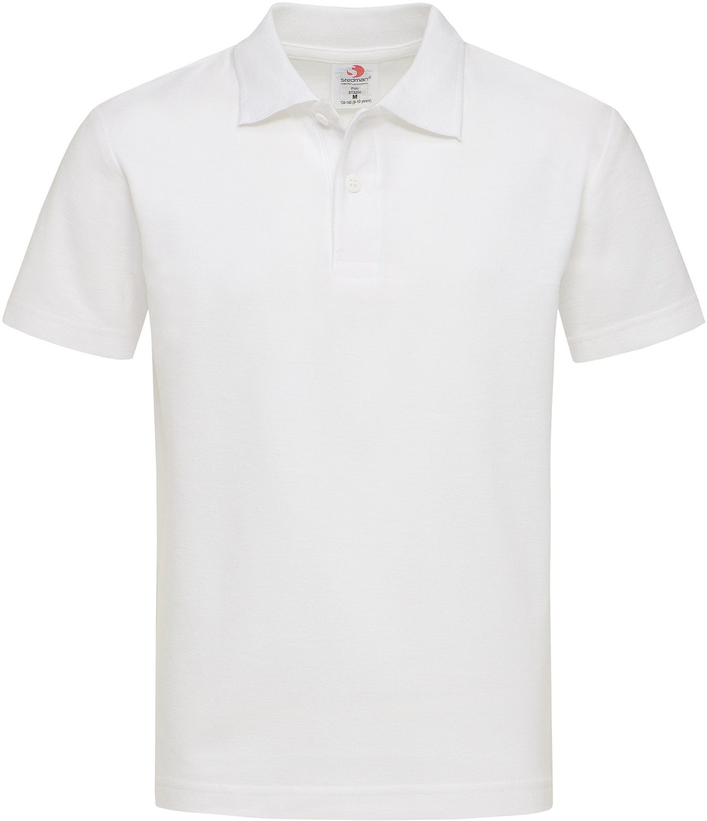 Stedman Classic Cotton Polo Youth - White