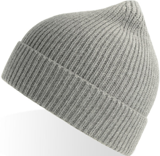 Atlantis Andy Recycled Polyester Acrylic Beanie - Light Grey Melange