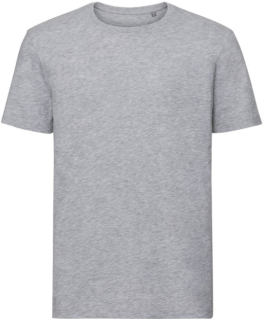 Russell Pure Organic T Mens - Light Oxford