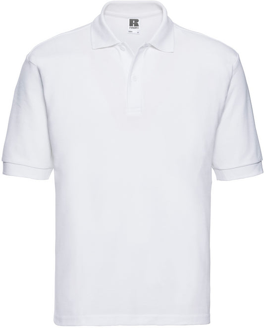 Russell Classic PolyCotton Polo - White