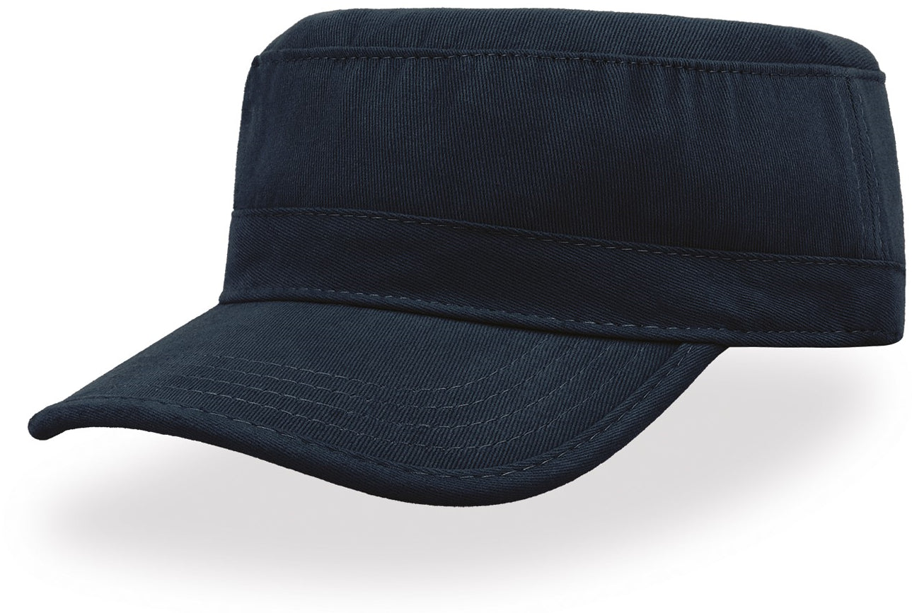 Atlantis Tank Military Cap Brushed Cotton - Navy