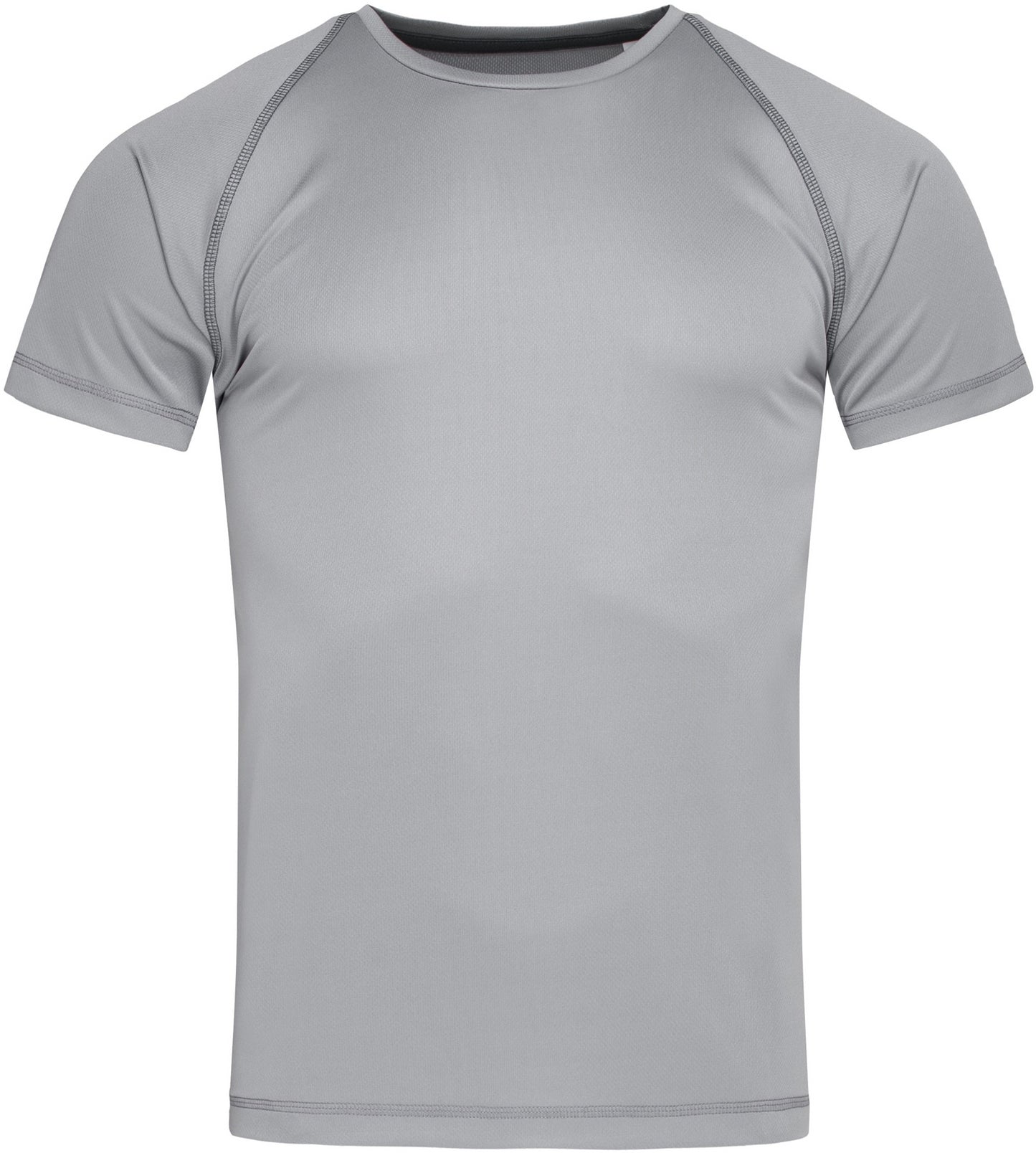 Stedman Active Sports Team Raglan T Mens - Silver Grey