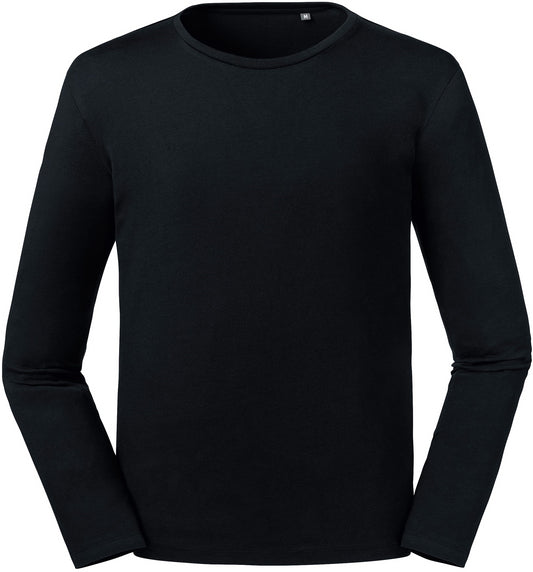 Russell Pure Organic L/S T - Black