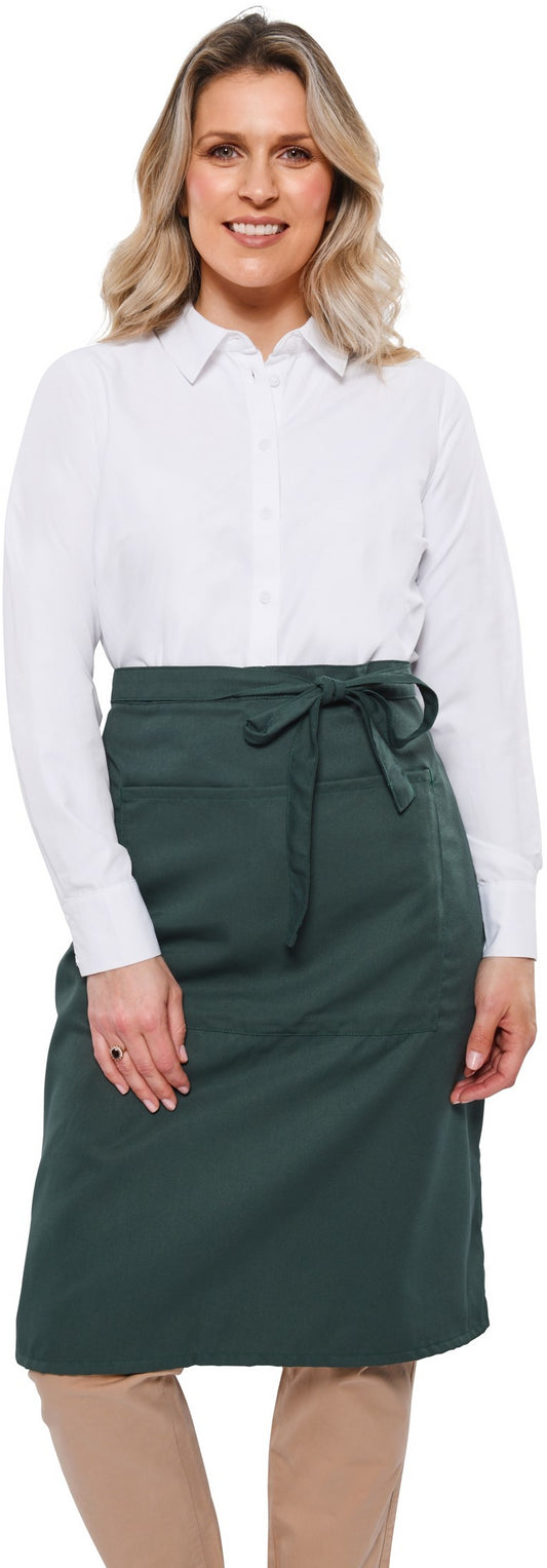 Dennys Recycled Waist Apron 24in With Pocket - Bottle