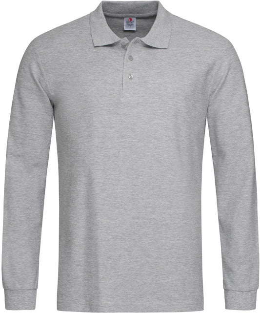 Stedman Classic L/S Cotton Polo - Heather