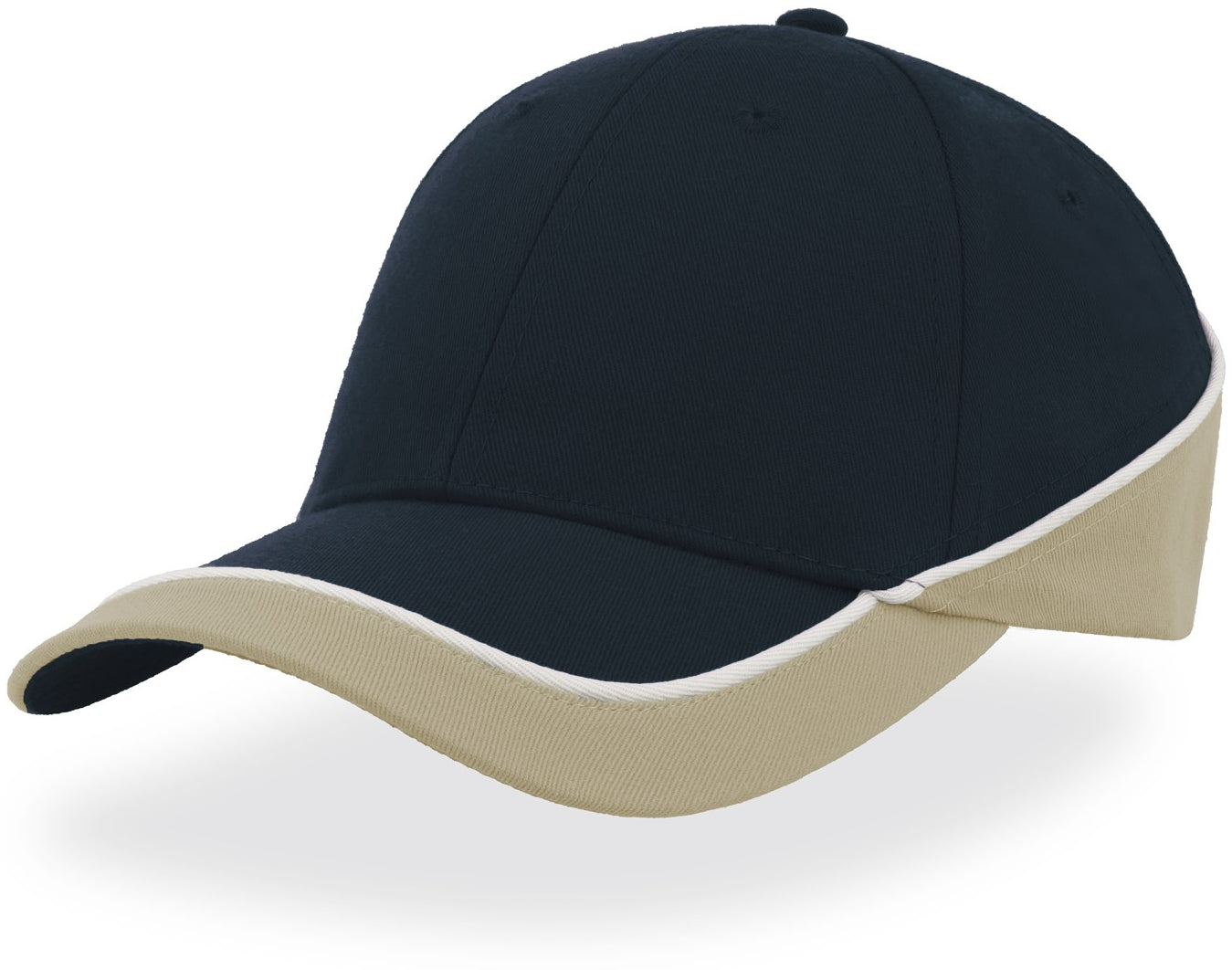 Atlantis Racing Teamwear 6 Panel Cap - Navy/Khaki