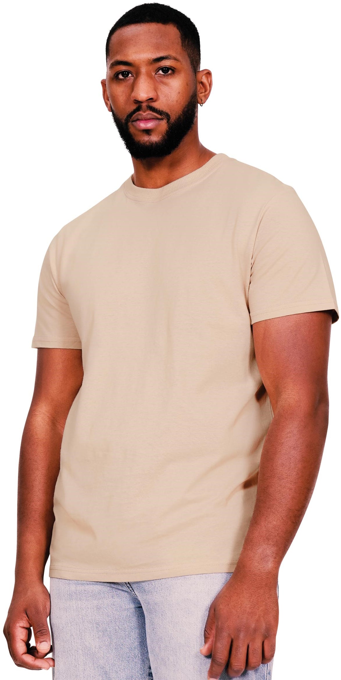 Casual Ringspun Core 150 Slim T - Sand