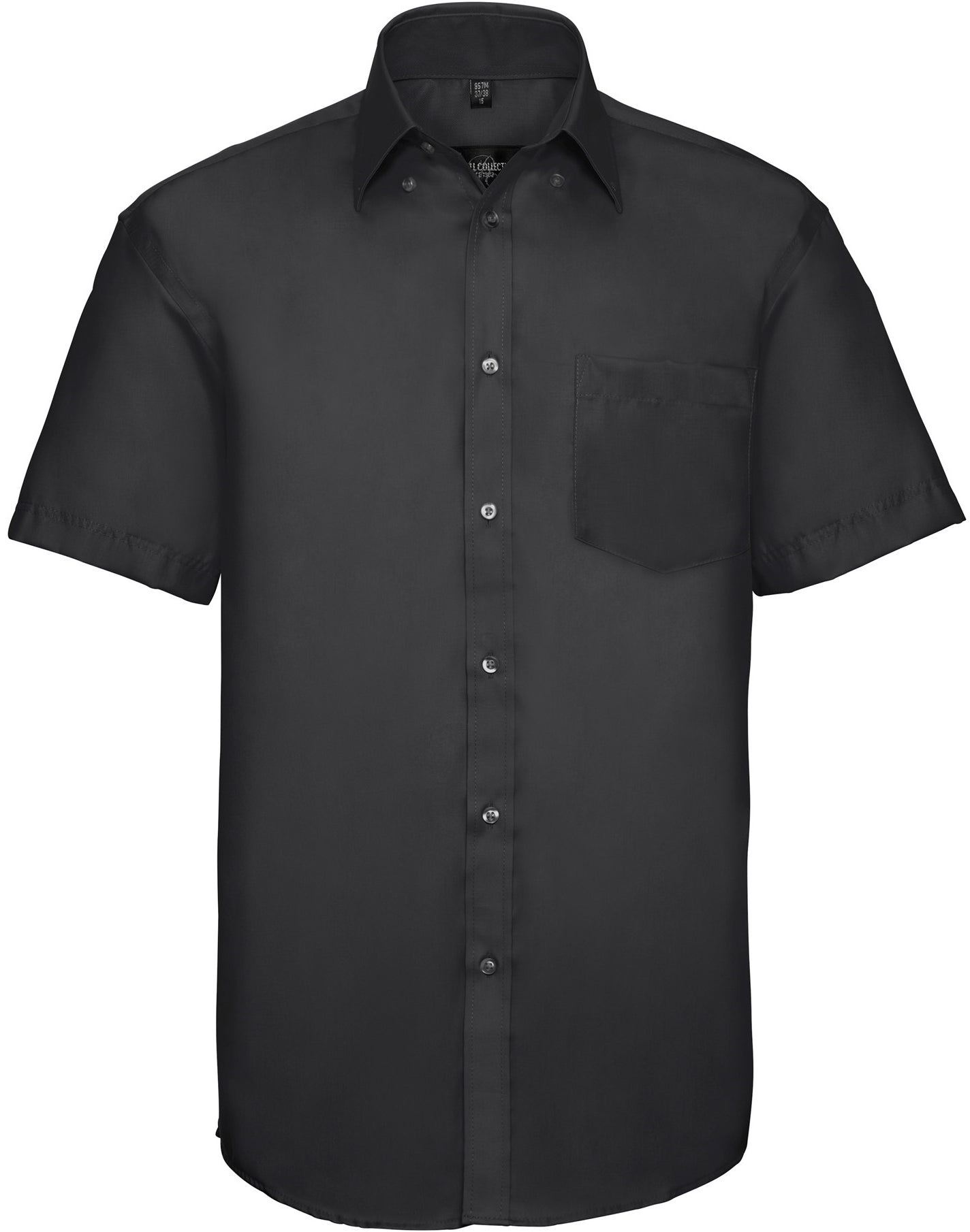 Russell Ultimate Non Iron S/S Shirt Mens - Black
