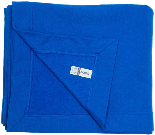Gildan Heavy Blend Fleece Stadium Blanket - Royal