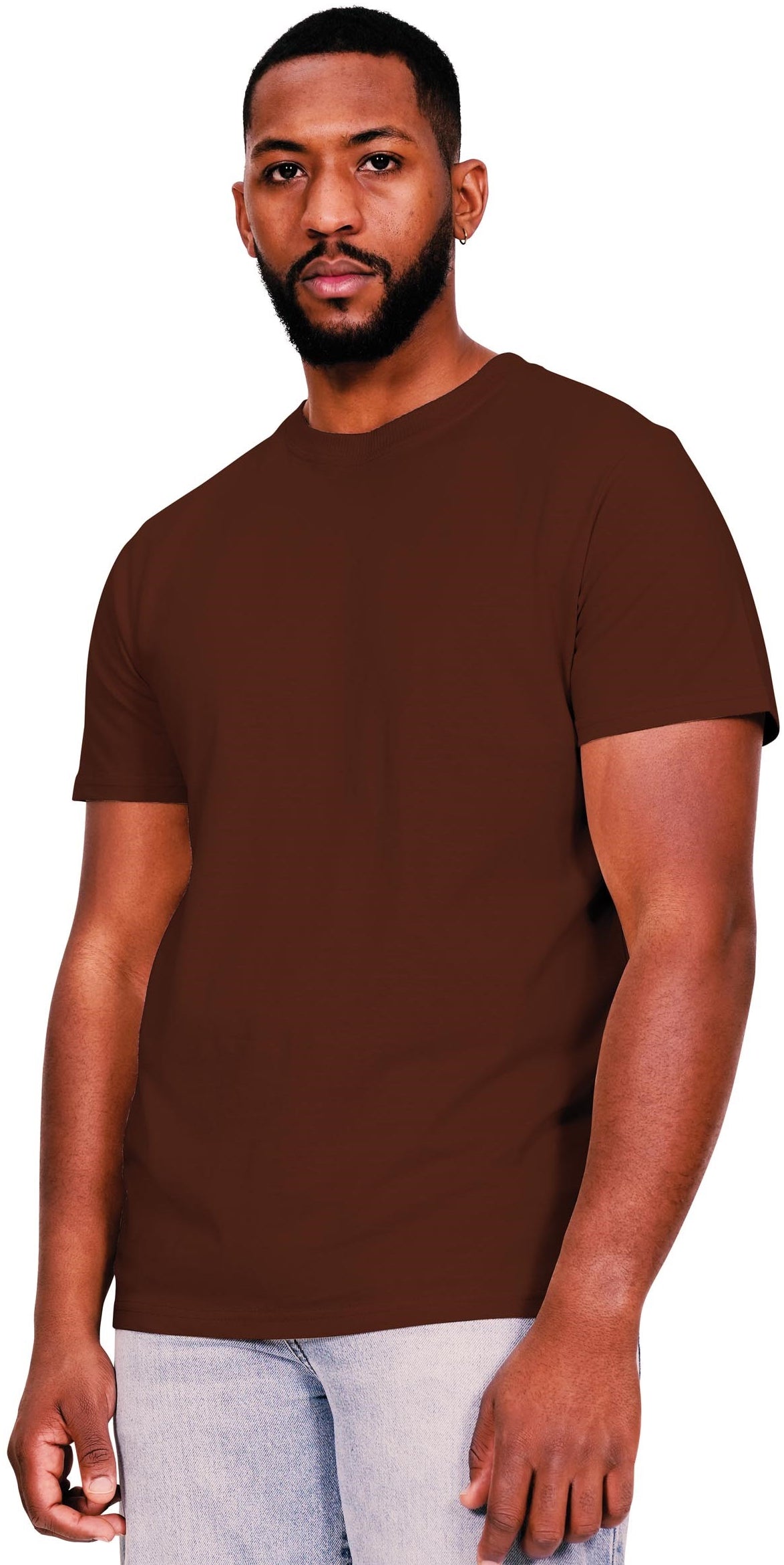 Casual Ringspun Core 150 Slim T - Chocolate
