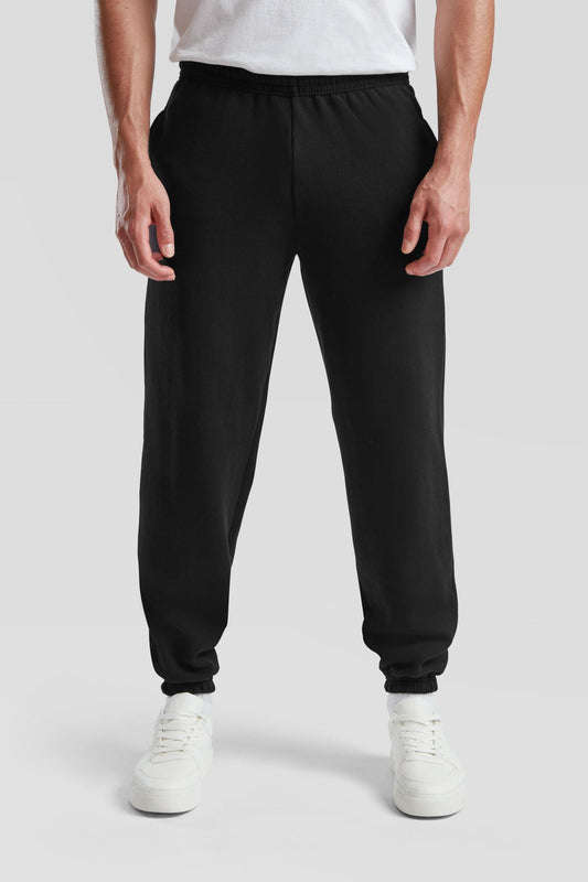 FotL Classic Elastic Cuff Jog Pant - Black