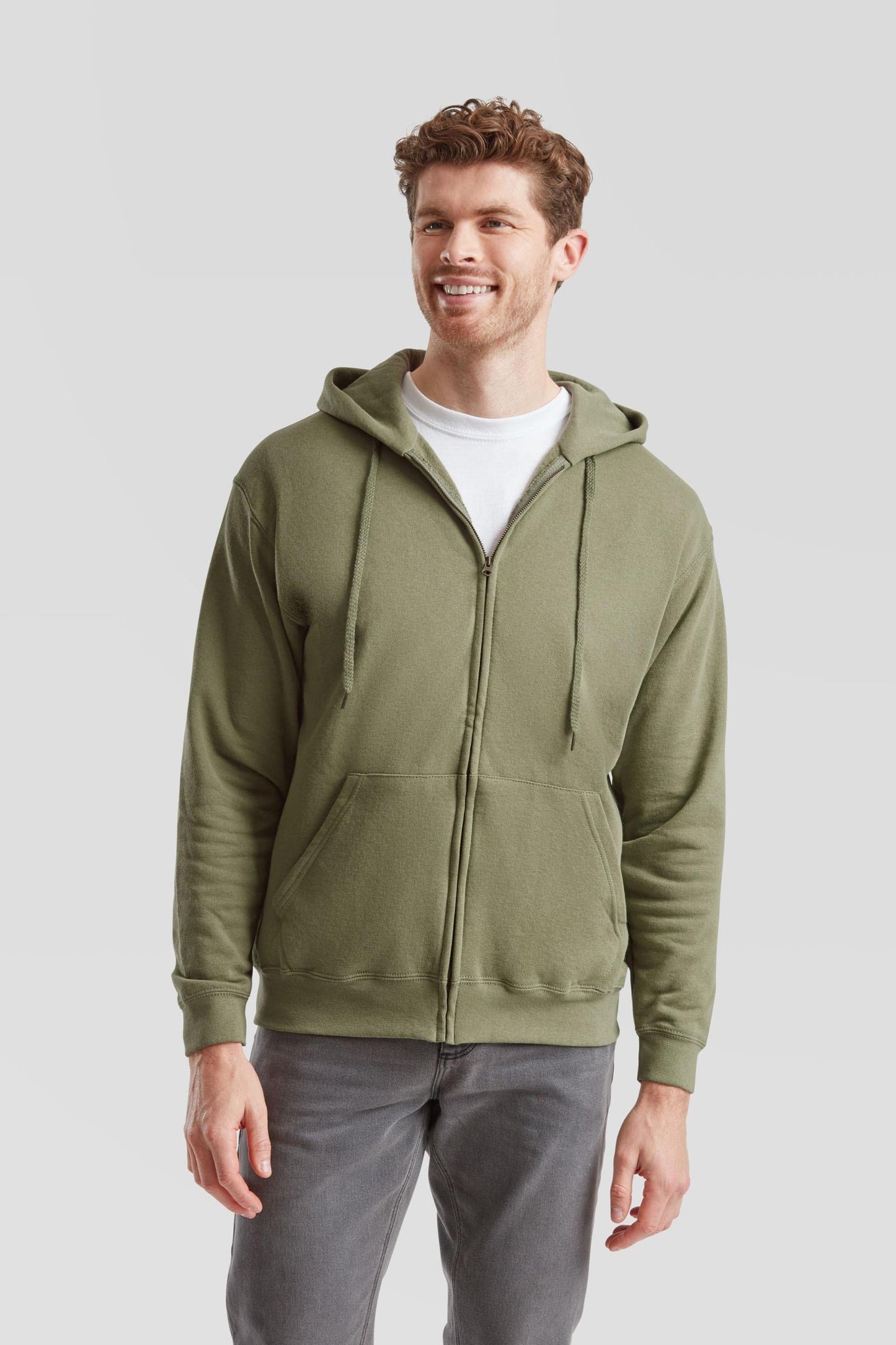 FotL Classic Zip Hood Mens - Classic Olive
