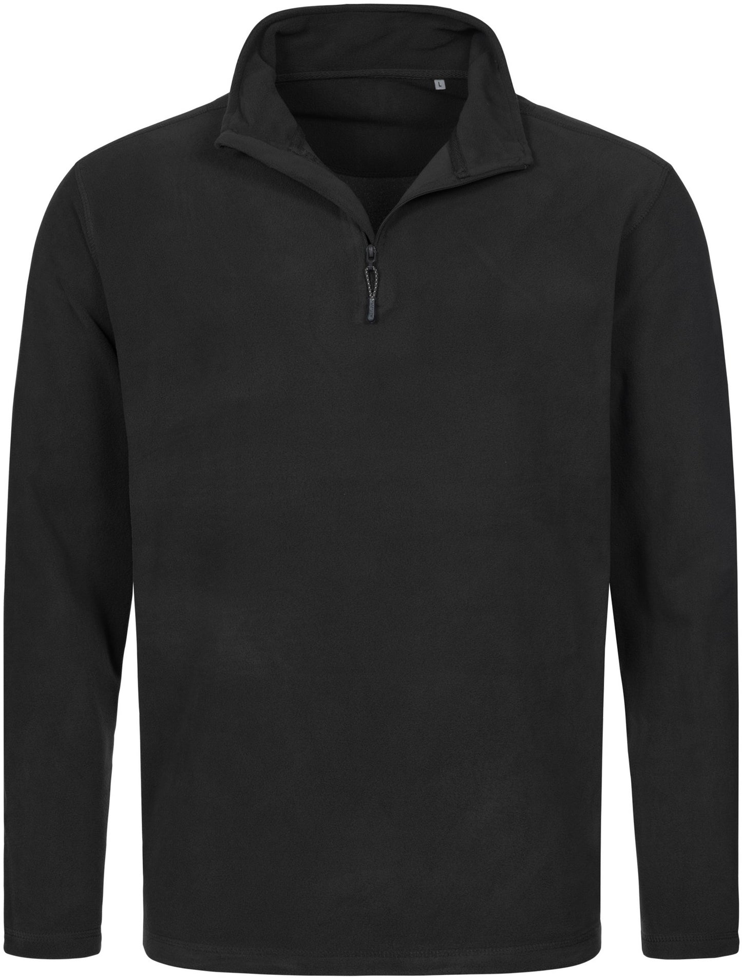 Stedman Active Outdoor Half Zip Fleece Mens - Black Opal