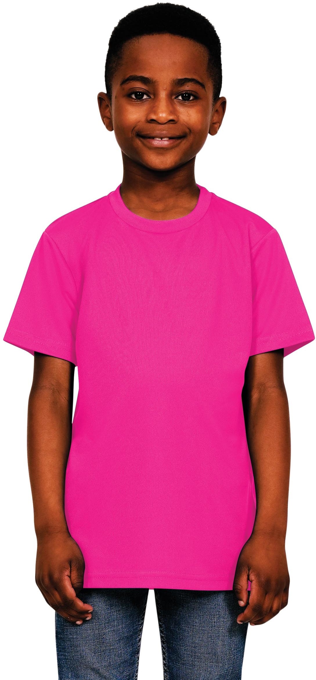 Casual Original Tech T Shirt Kids - Heliconia
