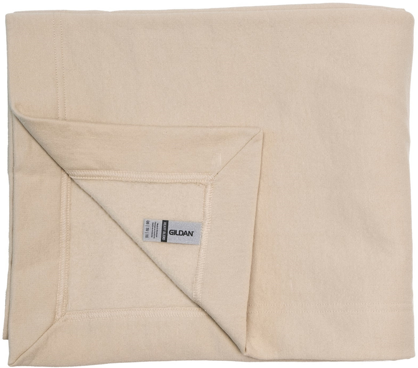 Gildan Heavy Blend Fleece Stadium Blanket - Sand