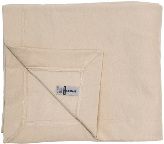 Gildan Heavy Blend Fleece Stadium Blanket - Sand