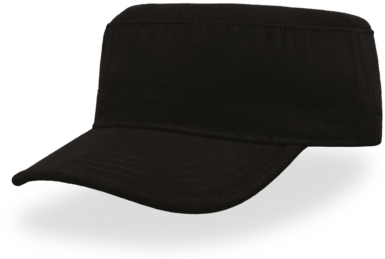 Atlantis Tank Military Cap Brushed Cotton - Black