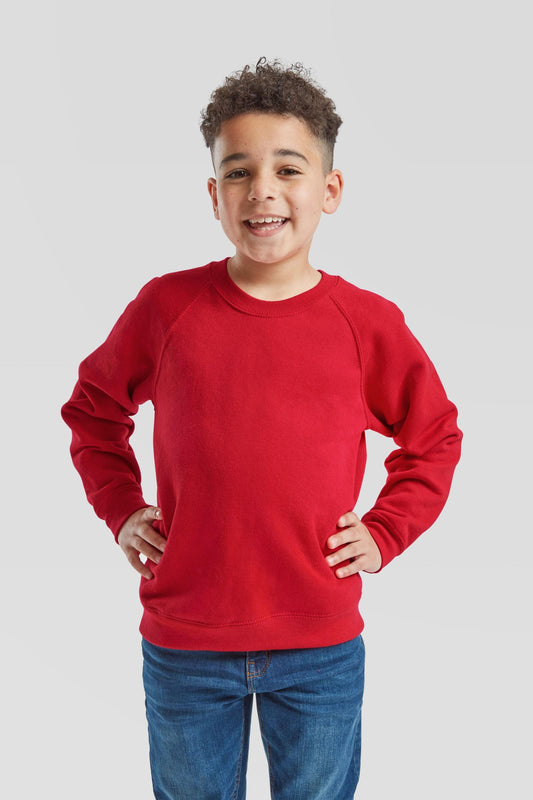 FotL Classic Raglan Sweat Kids - Red