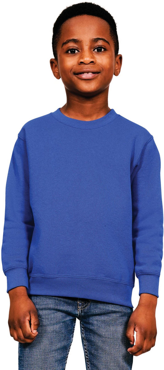 Casual Ringspun Blended Kids Sweat - Royal