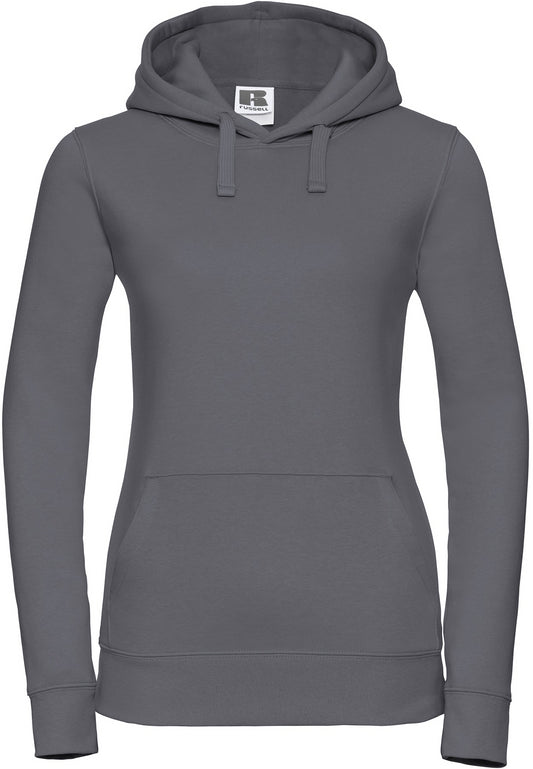 Russell Authentic Hooded Sweat Ladies - Convoy Grey