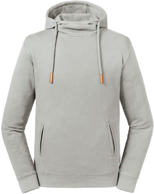 Russell Pure Organic High Collar Hood Sweat - Stone