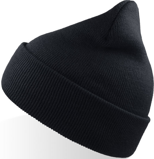 Atlantis Wind S Recycled Beanie Double Skin Cuffed - Navy
