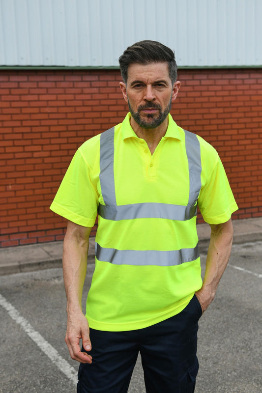 Korntex High Vis Poloshirt - Yellow