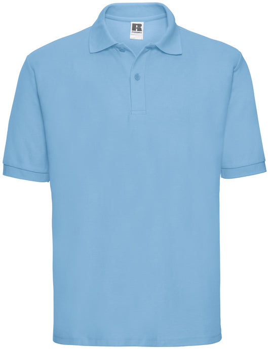 Russell Classic PolyCotton Polo - Sky Blue