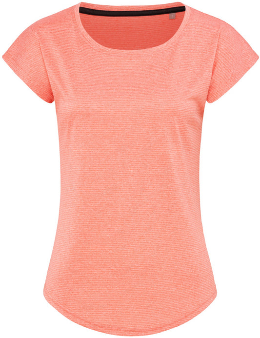 Stedman Recycled Sports T Move Ladies - Coral Heather
