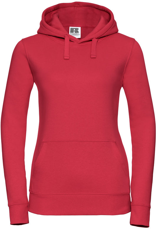 Russell Authentic Hooded Sweat Ladies - Classic Red