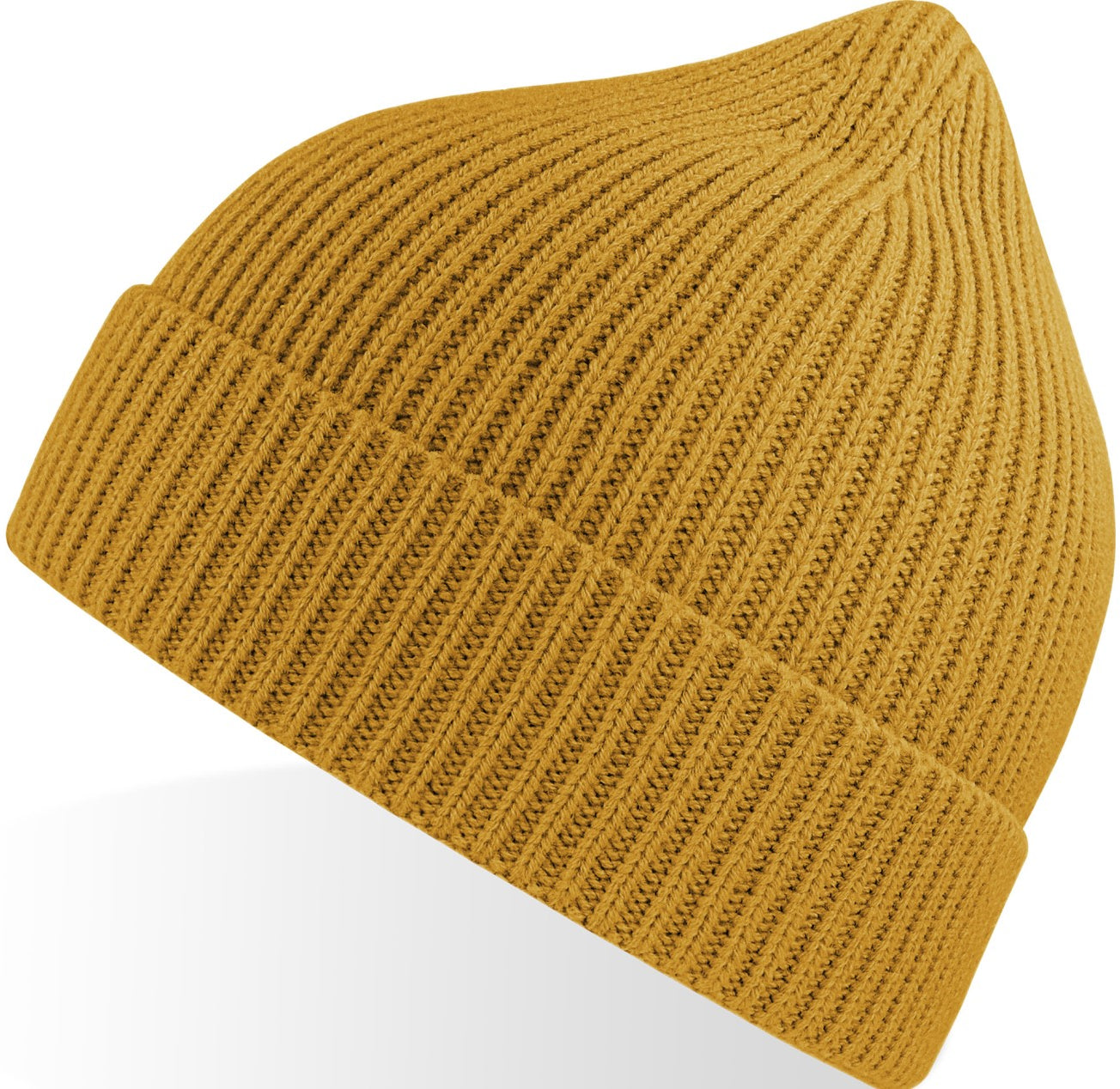 Atlantis Andy Recycled Polyester Acrylic Beanie - Mustard