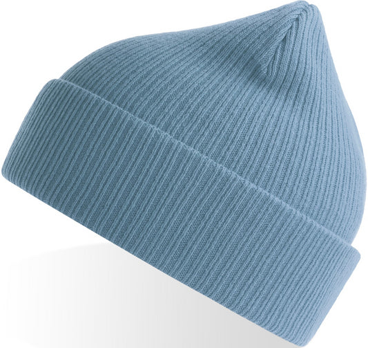 Atlantis Nelson S Organic 2x1 Rib Cuffed Beanie - Light Avio