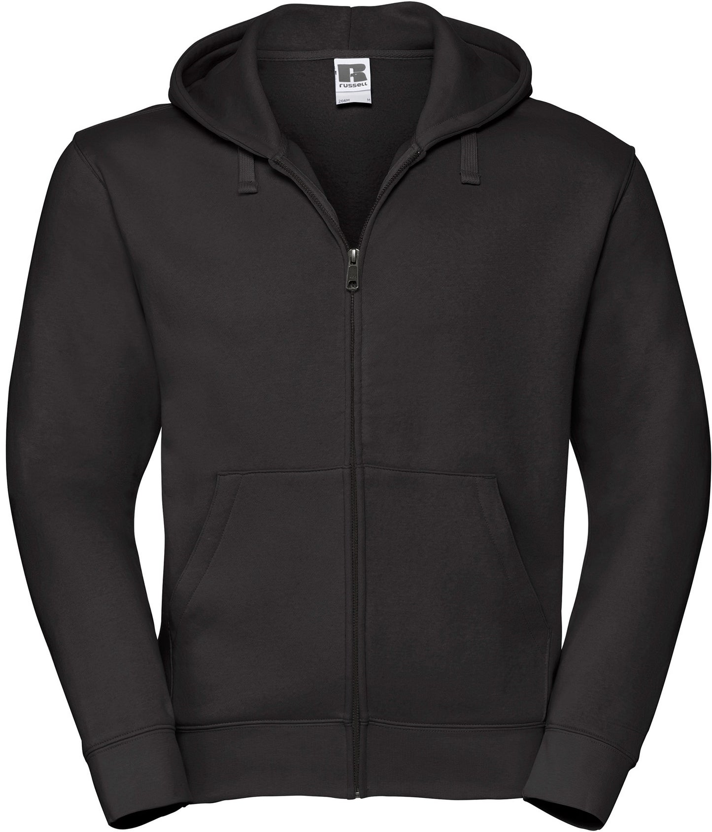 Russell Authentic Zip Hood Mens - Black