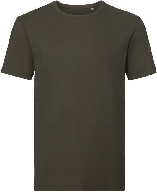 Russell Pure Organic T Mens - Dark Olive