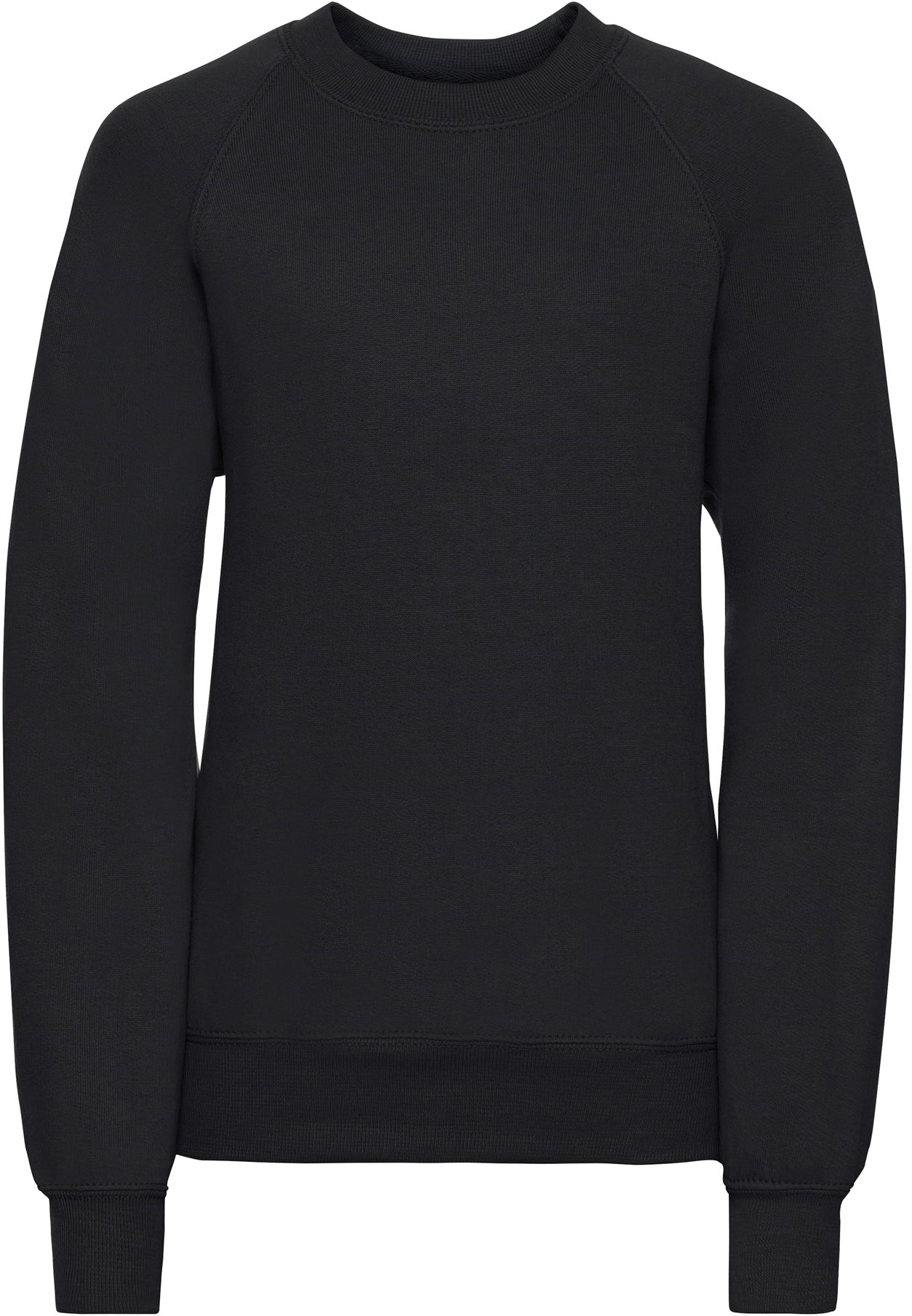 Russell Classic Youth Raglan Sweat - Black