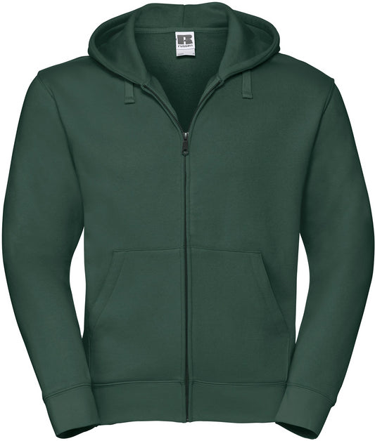 Russell Authentic Zip Hood Mens - Bottle Green