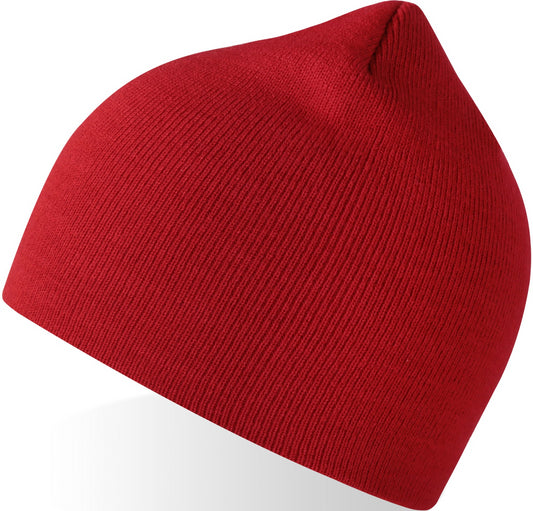 Atlantis Moover S Recycled Beanie W/O Turn Up - Red