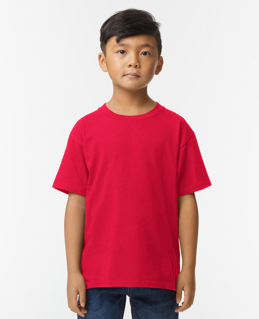 Gildan Softstyle Midweight Kids T - Red