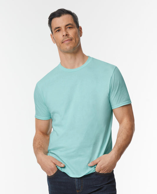 Gildan Softstyle Enzyme Washed T - Teal Ice