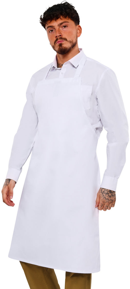 BonChef Full Length Apron - White