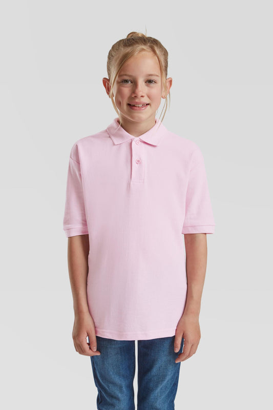 FotL Kids Polo 65/35 - Light Pink