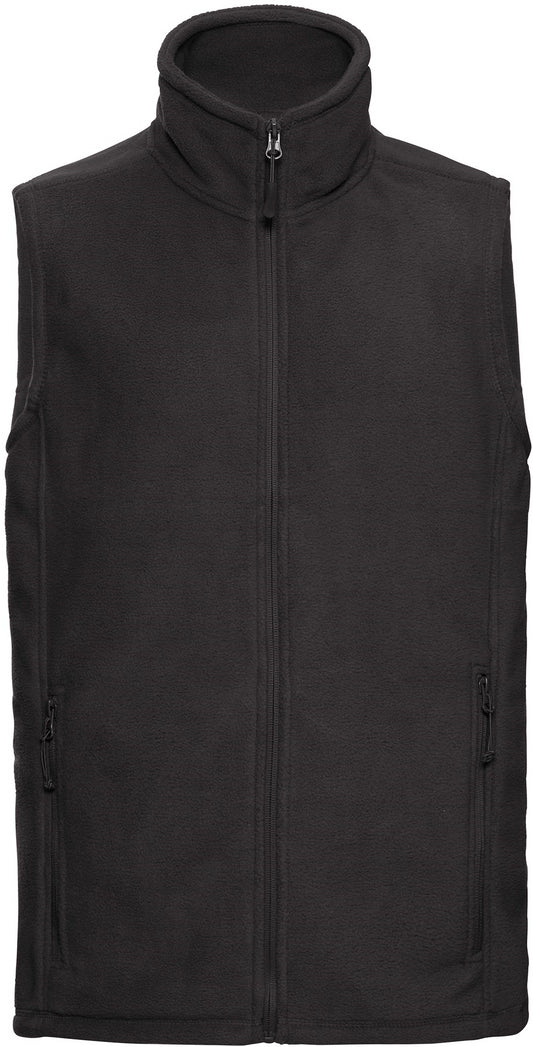 Russell Outdoor Fleece Gilet Mens - Black